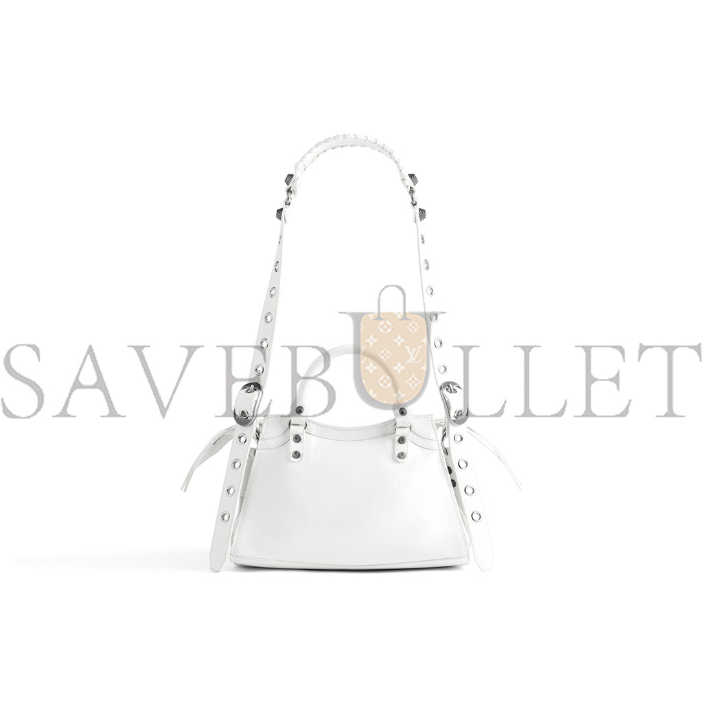 BALENCIAGA WOMEN'S NEO CAGOLE XS HANDBAG IN WHITE 700940210B09104 (26*17.8*11.4cm) BALENCIAGA WOMEN'S NEO CAGOLE XS HANDBAG IN WHITE 700940210B09104 (26*17.8*11.4cm)